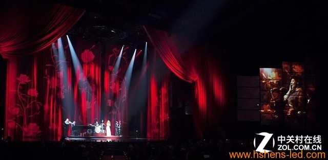 舞臺劇表演，商用顯示產(chǎn)品同樣有用武之地